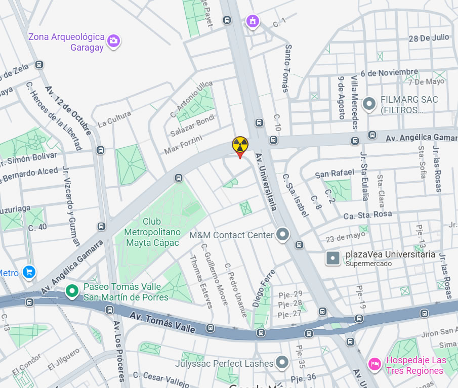 Mapa de ubicación: Auxiliar Av. Angélica Gamarra 2021 - San Martín de Porres - Lima